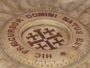 hic praecursor domini natus est